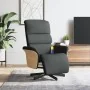 Sillón reclinable de masaje con reposapiés tela gris oscuro by , Armchairs - Ref: Foro24-356614, Price: 293,46 €, Discount: %