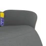 Sillón reclinable de masaje con reposapiés tela gris oscuro by , Armchairs - Ref: Foro24-356614, Price: 293,46 €, Discount: %
