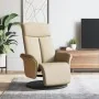 Sillón reclinable con reposapiés tela color crema von , Sessel - Ref: Foro24-356527, Preis: 240,37 €, Rabatt: %