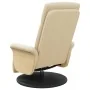Sillón reclinable con reposapiés tela color crema von , Sessel - Ref: Foro24-356527, Preis: 240,37 €, Rabatt: %
