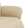 Sillón reclinable con reposapiés tela color crema von , Sessel - Ref: Foro24-356527, Preis: 240,37 €, Rabatt: %