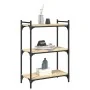 Librería 3 estantes madera ingeniería roble Sonoma 60x30x86 cm by , Bookcases and shelves - Ref: Foro24-837648, Price: 42,96 ...