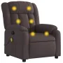 Sillón de masaje reclinable de tela marrón oscuro von , Sessel - Ref: Foro24-373591, Preis: 235,15 €, Rabatt: %