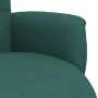Sillón reclinable con reposapiés tela verde oscuro de , Sillones - Ref: Foro24-356565, Precio: 206,14 €, Descuento: %