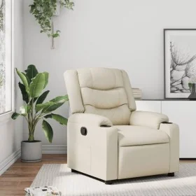 Sillón reclinable de cuero sintético crema von , Sessel - Ref: Foro24-374120, Preis: 262,40 €, Rabatt: %