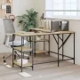 Escritorio madera de ingeniería roble Sonoma 139x139x75 cm by , Desks - Ref: Foro24-837593, Price: 102,46 €, Discount: %