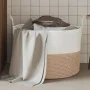 Cesta de almacenaje algodón marrón y blanco Ø51x33 cm von , Körbe - Ref: Foro24-358492, Preis: 40,92 €, Rabatt: %