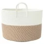 Cesta de almacenaje algodón marrón y blanco Ø51x33 cm von , Körbe - Ref: Foro24-358492, Preis: 40,92 €, Rabatt: %