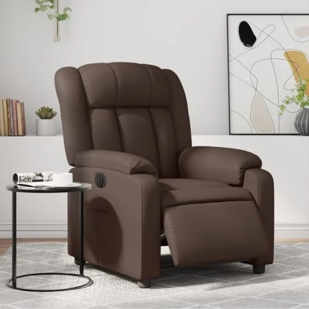 Sillón reclinable eléctrico de cuero sintético marrón von , Sessel - Ref: Foro24-3205252, Preis: 268,10 €, Rabatt: %