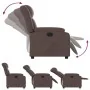 Sillón reclinable eléctrico de cuero sintético marrón von , Sessel - Ref: Foro24-3205252, Preis: 268,10 €, Rabatt: %