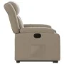 Sillón elevable eléctrico cuero artificial capuchino by , Armchairs - Ref: Foro24-3205284, Price: 360,57 €, Discount: %