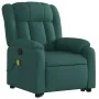 Silla de masaje reclinable de pie de tela verde oscura by , Armchairs - Ref: Foro24-3205334, Price: 335,23 €, Discount: %