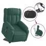 Silla de masaje reclinable de pie de tela verde oscura by , Armchairs - Ref: Foro24-3205334, Price: 335,23 €, Discount: %