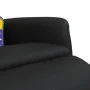 Sillón reclinable masaje con reposapiés cuero sintético negro by , Armchairs - Ref: Foro24-356724, Price: 281,76 €, Discount: %