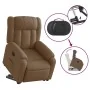 Sillón reclinable elevable de tela marrón by , Armchairs - Ref: Foro24-3205320, Price: 310,98 €, Discount: %