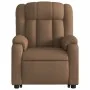 Sillón reclinable elevable de tela marrón by , Armchairs - Ref: Foro24-3205320, Price: 310,98 €, Discount: %