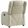 Sillón reclinable eléctrico de cuero sintético crema von , Sessel - Ref: Foro24-3205137, Preis: 283,60 €, Rabatt: %