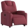 Sillón reclinable eléctrico tela rojo tinto de , Sillones - Ref: Foro24-3204347, Precio: 272,89 €, Descuento: %