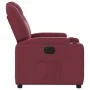 Sillón reclinable eléctrico tela rojo tinto de , Sillones - Ref: Foro24-3204347, Precio: 272,89 €, Descuento: %