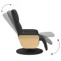 Sillón reclinable masaje con reposapiés cuero sintético negro von , Sessel - Ref: Foro24-356637, Preis: 298,74 €, Rabatt: %