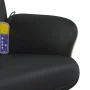 Sillón reclinable masaje con reposapiés cuero sintético negro by , Armchairs - Ref: Foro24-356640, Price: 203,28 €, Discount: %