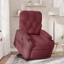 Sillón reclinable elevable tela rojo tinto by , Armchairs - Ref: Foro24-3204713, Price: 280,41 €, Discount: %