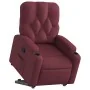 Sillón reclinable elevable tela rojo tinto by , Armchairs - Ref: Foro24-3204713, Price: 280,41 €, Discount: %