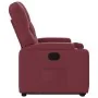 Sillón reclinable elevable tela rojo tinto by , Armchairs - Ref: Foro24-3204713, Price: 280,41 €, Discount: %