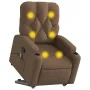 Silla de masaje reclinable de pie de tela marrón by , Armchairs - Ref: Foro24-3204726, Price: 326,55 €, Discount: %