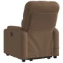 Silla de masaje reclinable de pie de tela marrón by , Armchairs - Ref: Foro24-3204726, Price: 326,55 €, Discount: %