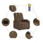 Silla de masaje reclinable de pie de tela marrón by , Armchairs - Ref: Foro24-3204726, Price: 326,55 €, Discount: %