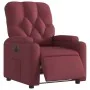 Sillón reclinable eléctrico tela rojo tinto von , Sessel - Ref: Foro24-3204689, Preis: 247,18 €, Rabatt: %