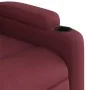Sillón reclinable eléctrico tela rojo tinto von , Sessel - Ref: Foro24-3204689, Preis: 247,18 €, Rabatt: %