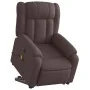 Sillón masaje eléctrico reclinable elevable tela marrón oscuro de , Sillones - Ref: Foro24-3205357, Precio: 366,63 €, Descuen...