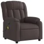 Sillón masaje eléctrico reclinable elevable tela marrón oscuro de , Sillones - Ref: Foro24-3205357, Precio: 366,63 €, Descuen...