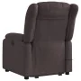 Sillón masaje eléctrico reclinable elevable tela marrón oscuro de , Sillones - Ref: Foro24-3205357, Precio: 366,63 €, Descuen...