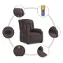 Sillón masaje eléctrico reclinable elevable tela marrón oscuro de , Sillones - Ref: Foro24-3205357, Precio: 366,63 €, Descuen...