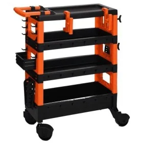 FX-Tools Carrito de herramientas de 4 niveles negro y naranja by , Cargo forklifts - Ref: Foro24-447439, Price: 63,63 €, Disc...