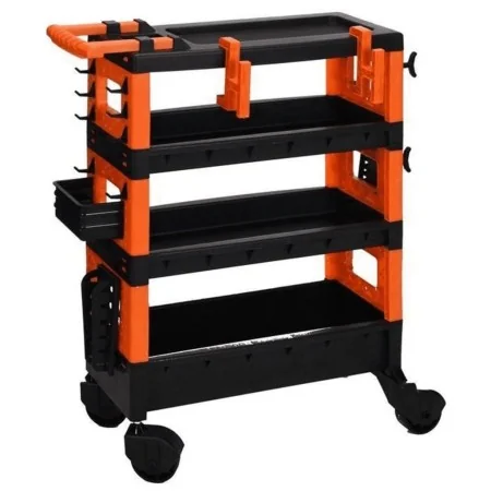 FX-Tools Carrito de herramientas de 4 niveles negro y naranja by , Cargo forklifts - Ref: Foro24-447439, Price: 63,63 €, Disc...