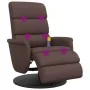 Sillón reclinable masaje con reposapiés cuero sintético marrón von , Sessel - Ref: Foro24-356726, Preis: 258,56 €, Rabatt: %