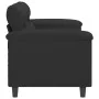 Sofá de 2 plazas de tela de microfibra negro 140 cm von , Sofas - Ref: Foro24-359564, Preis: 300,88 €, Rabatt: %