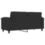 Sofá de 2 plazas de tela de microfibra negro 140 cm von , Sofas - Ref: Foro24-359564, Preis: 300,88 €, Rabatt: %