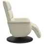 Sillón reclinable con reposapiés cuero sintético color crema von , Sessel - Ref: Foro24-356718, Preis: 239,14 €, Rabatt: %