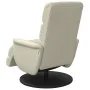 Sillón reclinable con reposapiés cuero sintético color crema von , Sessel - Ref: Foro24-356718, Preis: 239,14 €, Rabatt: %