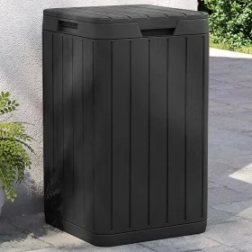 Cubo de basura de exterior PP gris antracita 38x38x65 cm von , Mülltonnen und Mülltonnen - Ref: Foro24-364224, Preis: 147,28 ...