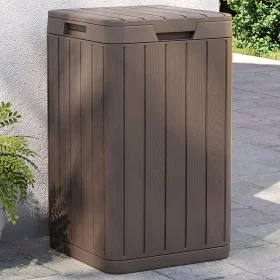 Cubo de basura de exterior PP marrón 38x38x65 cm von , Mülltonnen und Mülltonnen - Ref: Foro24-364226, Preis: 109,58 €, Rabat...
