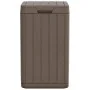Cubo de basura de exterior PP marrón 38x38x65 cm de , Cubos de la basura y papeleras - Ref: Foro24-364226, Precio: 109,58 €, ...
