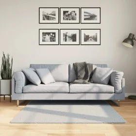 Alfombra de pelo corto suave lavable HUARTE azul 120x120 cm by , Rugs - Ref: Foro24-375132, Price: 37,78 €, Discount: %