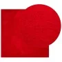 Alfombra de pelo corto suave lavable HUARTE rojo 120x120 cm de , Alfombras - Ref: Foro24-375170, Precio: 44,88 €, Descuento: %