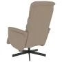 Sillón reclinable con reposapiés cuero sintético capuchino von , Sessel - Ref: Foro24-356707, Preis: 215,23 €, Rabatt: %